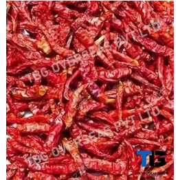 Authentic S 273 Red Chillies Whole: Superior Quality, Bulk Supply, Best Prices; With or without Stem