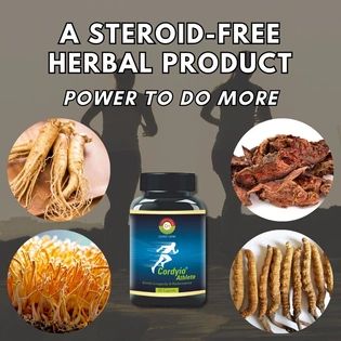 CORDY HERB CORDYIO ATHLETE ENERGY ,STAMINA AND ENDURANCE BOOSTER CAPSULE