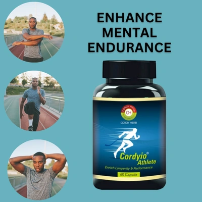 CORDY HERB CORDYIO ATHLETE ENERGY ,STAMINA AND ENDURANCE BOOSTER CAPSULE