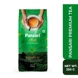 Pansari Premium Chai - 10 Rs Pack | Ek Aur Ho Jaye! Strong & Aromatic Chai Patti for Traditional Indian Assam Chai | Premium Black Tea Leaves | CTC Tea | Tea Leaves in Fresh | Fresh From Assam Best Tea