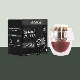 Brewhill Drip Bag Coffee | Light Roast | Pack of 10 | 100% Arabica Specialty Coffee