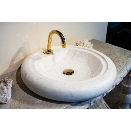 Luxury Model Marble Sink, Eye-Catching Elegance Marble Sink, Italian Marble Sink