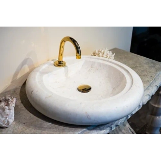 Luxury Model Marble Sink, Eye-Catching Elegance Marble Sink, Italian Marble Sink