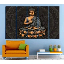 Subham Global Exports Buddha meditating black aura