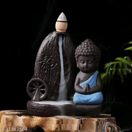 Subham Global Exports Little kid buddha praying