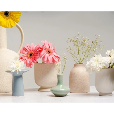 Multicolour Ceramic Flower vase