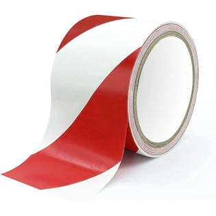 Recycled Red White Tape