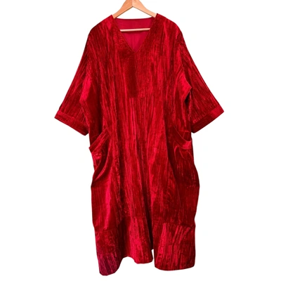 RED VELVET TUNIC