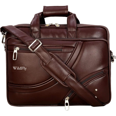 Leather office Messenger bag