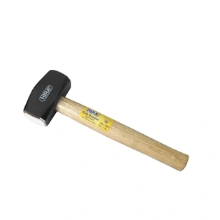 HIRA Club Hammer, Wood Handle Metal Hammer Hand Tools 1 Kg Weight